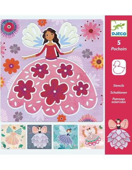 Szablony do Odrysowania WRÓŻKI Djeco