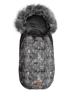 Śpiworek do Wózka Olaf Grafitowy Kropki Sensillo