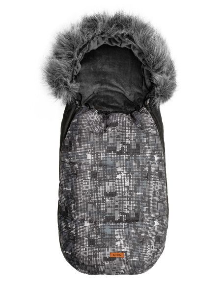 Śpiworek do Wózka Olaf Grafitowy Kropki Sensillo