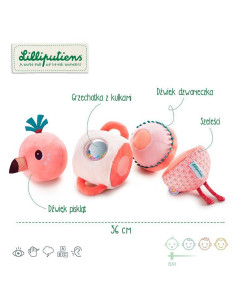 Zabawka Sensoryczna Wałek Dźwiękowy Flaming Anais LILLIPUTIENS 2