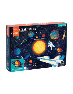 Mudpuppy Puzzle Układ Słoneczny z elementami w kształcie planet