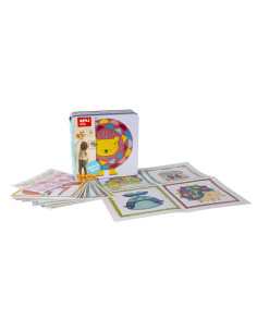 Zestaw Kreatywny z Naklejkami Lew Apli Kids 2