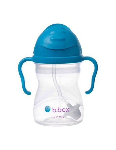 Bidon ze Słomką 240ml KOBALTOWY