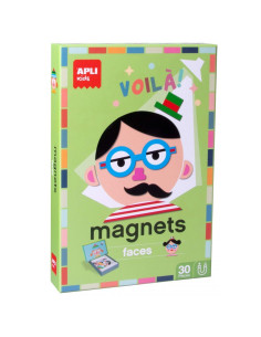 APLI KIDS Magnetyczna układanka - Twarze