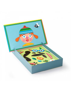 APLI KIDS Magnetyczna układanka - Twarze 2