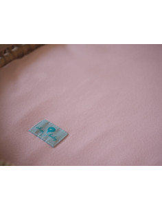 Prześcieradło do Kosza Mojżesza Różowe Ahoj Baby 2