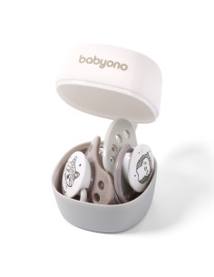 BABYONO Pojemnik na smoczek BIAŁY 2