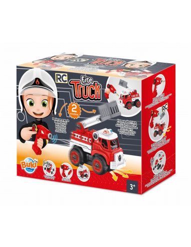 Wóz Strażacki do Skręcenia Zdalnie Sterowany Buki France