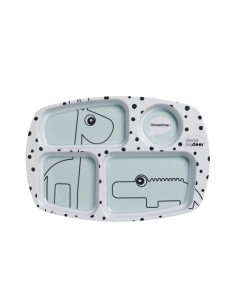 Done by Deer Happy Dots Zestaw Obiadowy Blue 2