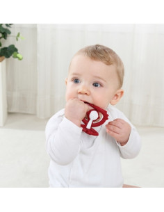 Mombella Gryzak Zabawka Małpka Chimney Red 2