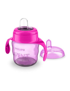 AVENT KUBEK Z USTNIKIEM 200 ML 6+ PINK