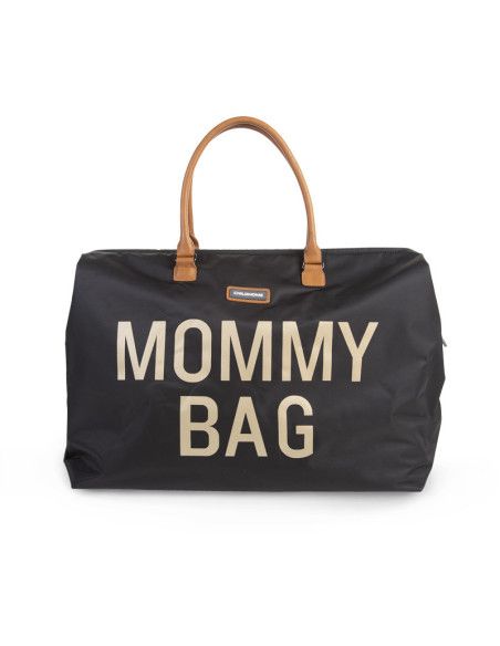 Torba Mommy Bag Czarno Złota Childhome