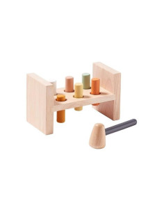 Kids Concept Drewniana Wbijanka Klocki z Młotkiem