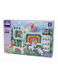 Klocki Tęczowy Zamek Mini Pastel 760 szt, Plus Plus