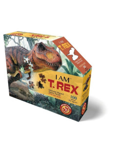 Puzzle Konturowe T-REX 100 elem. Madd Capp