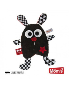 MOM'S CARE Szeleścik z gwiazdką czarny