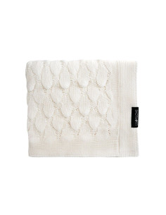 LULLALOVE Kocyk ażurowy boho - coconut