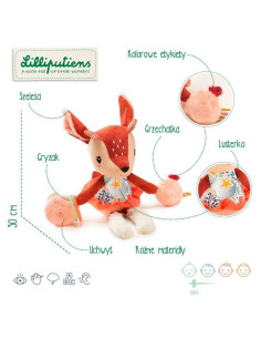 Przytulanka Aktywizująca Wielofunkcyjna Sarenka Stella 9 m+ LILLIPUTIENS 2