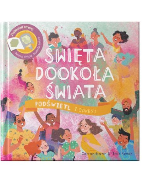 Książka Edukacyjna Święta Dookoła Świata Podświetl i Odkryj Api Papi