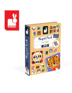 Magnetyczna Układanka Puzzle Zwierzątka Magnetibook JANOD