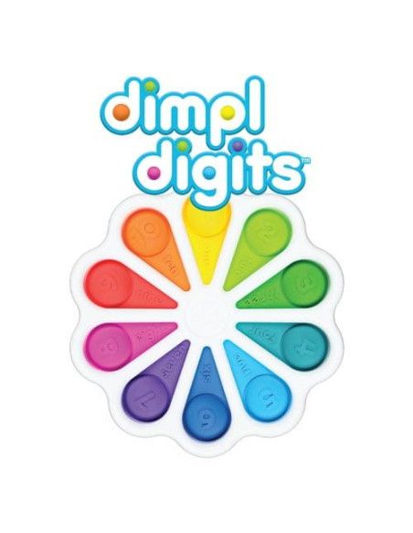 Silikonowe Bąbelki Cyferki Dimpl Digits