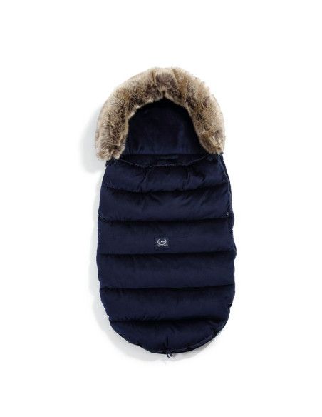 Śpiworek do Wózka Velvet Uni ROYAL NAVY La Millou
