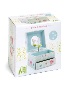 Szkatułka z Pozytywką SWEET RABBIT Djeco 2