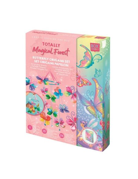 Zestaw Artystyczny 3D Origami Motyle Box Candiy