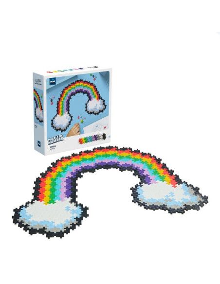Puzzle po Numerach Tęcza 500 szt, Plus Plus