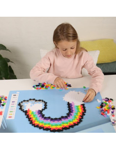 Puzzle po Numerach Tęcza 500 szt, Plus Plus 2