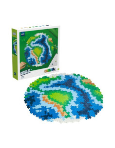 Puzzle po Numerach Kula Ziemska 800 szt, Plus Plus
