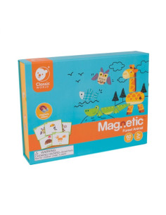CLASSIC WORLD Układanka Magnetyczna Zwierzęta Tabl