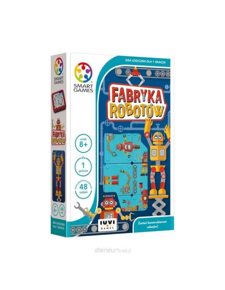 Gra Logiczna Smart Games Fabryka Robotów IUVI Games PL 8+