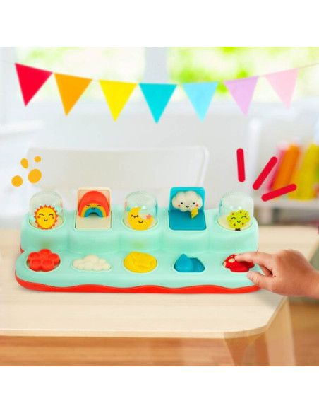 Zabawka Interaktywna Wystrzałowa Konsola Pogodowa Pop-Up Buddies, B.Toys