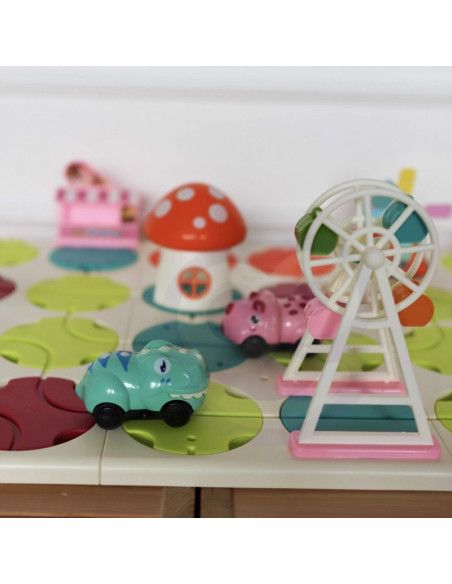 Samochody, garaże, kolejki dla dzieci