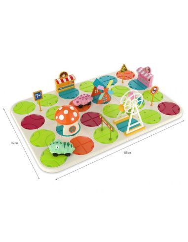 Samochody, garaże, kolejki dla dzieci