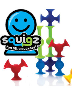 Silikonowe Klocki Przyssawki Squigz Zestaw Startowy Fat Brain Toys