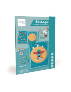 Scratch magnetyczna układanka - kształty i kolory