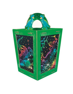 Zestaw Kreatywny Zdrapka Lampion DINO Box Candiy 2