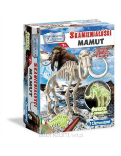 CLEMENTONI Naukowa zabawa. Skamieniałości. Mamut f