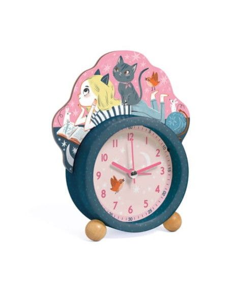 Budzik Dziecięcy MAŁY KOT Djeco