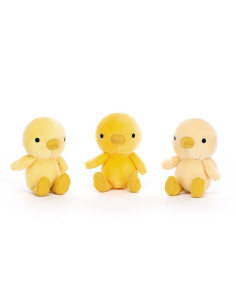 Przytulanki Trzy Pluszowe Kurczaczki w Gniazdku Jellycat 2