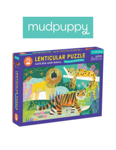 Mudpuppy Puzzle soczewkowe z ruchomym obrazkiem 3D