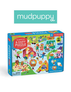 Mudpuppy Puzzle sensoryczne z elementami zapachowy