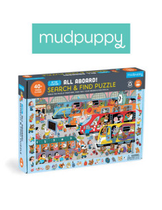 Mudpuppy Puzzle obserwacyjne Stacja kolejowa 64 el