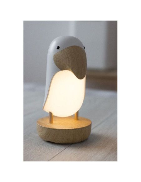 Lampka z Głośnikiem Ptak Biały