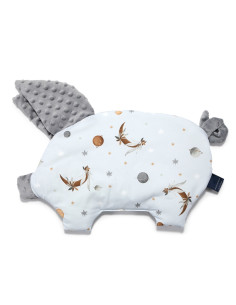 Poduszka Sleepy Pig Minky FLY ME TO THE MOON SKY PURE, La Millou