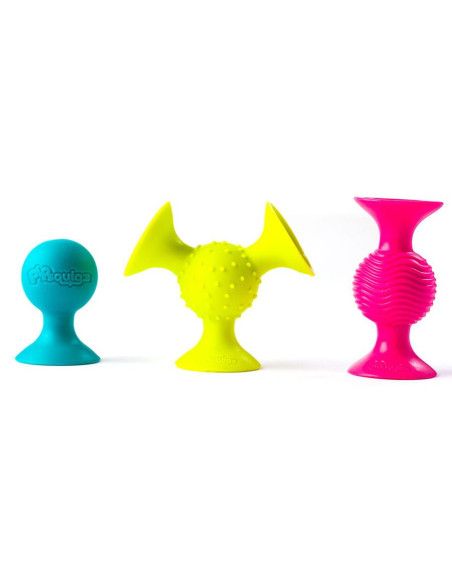 Bobo Przyssawki 3 Grzechotki PipSquigz Fat Brain Toys