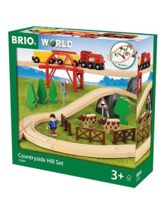 Zestaw Kolejka Wieś na Wzgórzu BRIO World