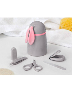 Zestaw do manicure, Królik, różowy 2